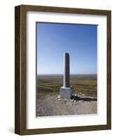 Memorial Stone Commemorating Battle of Cannae-null-Framed Giclee Print