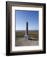 Memorial Stone Commemorating Battle of Cannae-null-Framed Giclee Print