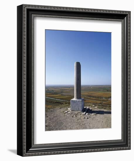 Memorial Stone Commemorating Battle of Cannae-null-Framed Giclee Print