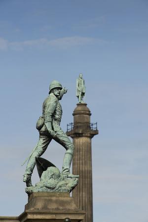 Memorial To A Soldier And Wellingtons Column Or Waterloo Memorial Liverpool Uk Photo Paul Mcmullin Allposters Com
