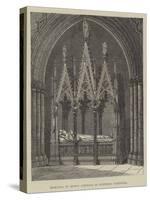 Memorial to Bishop Lonsdale in Lichfield Cathedral-null-Stretched Canvas