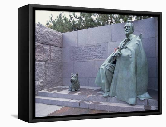 Memorial to Fdr, in Washington Dc, United States of America, North America-Alison Wright-Framed Stretched Canvas