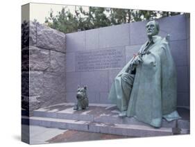 Memorial to Fdr, in Washington Dc, United States of America, North America-Alison Wright-Stretched Canvas