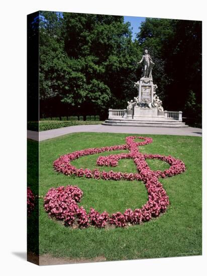 Memorial to Mozart, Burggarten, Vienna, Austria-Geoff Renner-Stretched Canvas