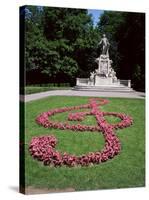 Memorial to Mozart, Burggarten, Vienna, Austria-Geoff Renner-Stretched Canvas