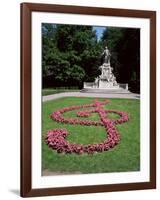 Memorial to Mozart, Burggarten, Vienna, Austria-Geoff Renner-Framed Photographic Print