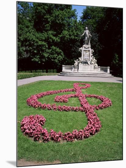 Memorial to Mozart, Burggarten, Vienna, Austria-Geoff Renner-Mounted Photographic Print