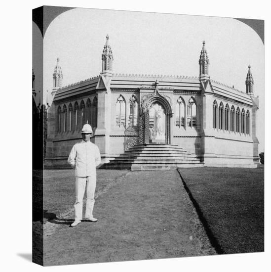 Memorial to the British Women and Children Murdered During the Indian Mutiny, Cawnpore, India, 1903-Underwood & Underwood-Stretched Canvas