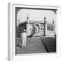 Memorial to the British Women and Children Murdered During the Indian Mutiny, Cawnpore, India, 1903-Underwood & Underwood-Framed Photographic Print