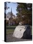 Memorial to the First Confrontation Between Minutemen and British on 19 April 1775-Christopher Rennie-Stretched Canvas