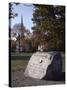 Memorial to the First Confrontation Between Minutemen and British on 19 April 1775-Christopher Rennie-Stretched Canvas