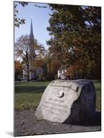 Memorial to the First Confrontation Between Minutemen and British on 19 April 1775-Christopher Rennie-Mounted Photographic Print