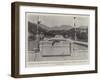 Memorial to the Late Empress of Austria on the Pont Elizabeth at Mentone, Unveiled 30 April-null-Framed Giclee Print