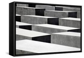 Memorial to the Murdered Jews of Europe, Berlin, Germany-Kymri Wilt-Framed Stretched Canvas