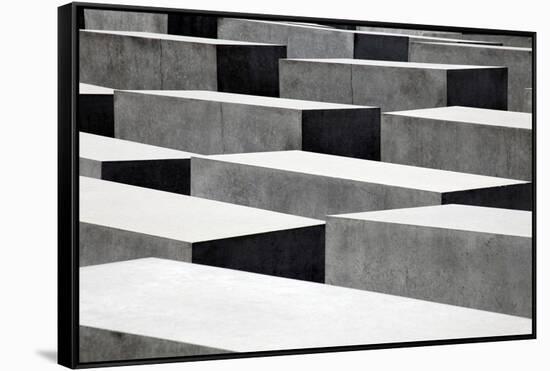 Memorial to the Murdered Jews of Europe, Berlin, Germany-Kymri Wilt-Framed Stretched Canvas