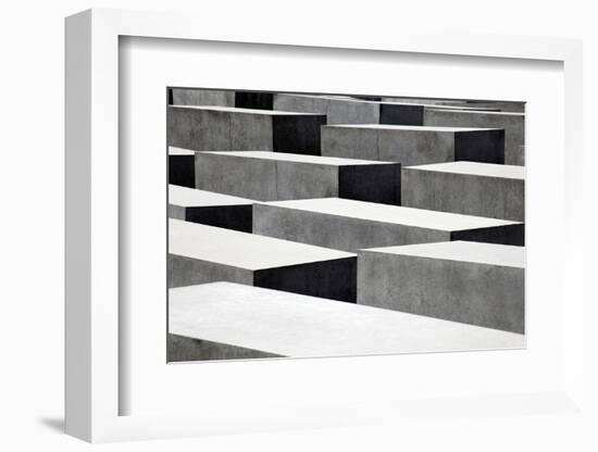 Memorial to the Murdered Jews of Europe, Berlin, Germany-Kymri Wilt-Framed Photographic Print