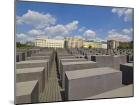 Memorial to the Murdered Jews of Europe, or the Holocaust Memorial, Ebertstrasse, Berlin, Germany-Neale Clarke-Mounted Photographic Print