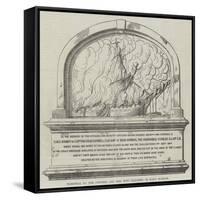 Memorial to the Officers and Men Who Perished in HMS Bombay-null-Framed Stretched Canvas