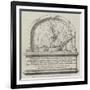 Memorial to the Officers and Men Who Perished in HMS Bombay-null-Framed Giclee Print