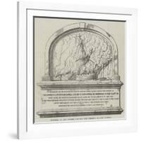 Memorial to the Officers and Men Who Perished in HMS Bombay-null-Framed Giclee Print