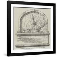 Memorial to the Officers and Men Who Perished in HMS Bombay-null-Framed Giclee Print