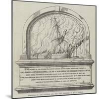 Memorial to the Officers and Men Who Perished in HMS Bombay-null-Mounted Giclee Print