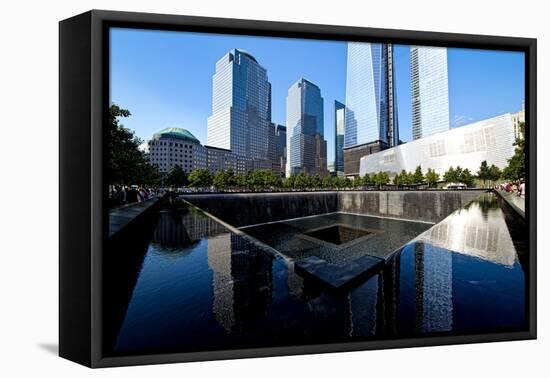 Memorial - World Trade Center - New York - United States-Philippe Hugonnard-Framed Stretched Canvas