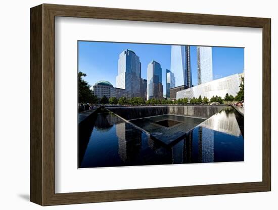 Memorial - World Trade Center - New York - United States-Philippe Hugonnard-Framed Photographic Print