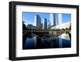 Memorial - World Trade Center - New York - United States-Philippe Hugonnard-Framed Photographic Print