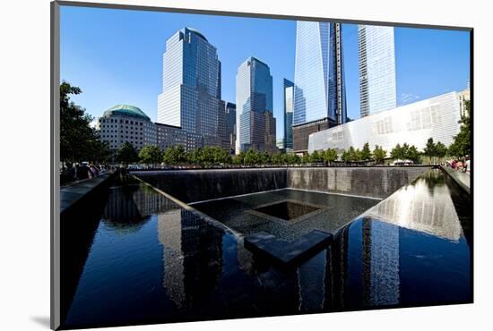 Memorial - World Trade Center - New York - United States-Philippe Hugonnard-Mounted Photographic Print