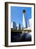 Memorial - World Trade Center - New York - United States-Philippe Hugonnard-Framed Photographic Print