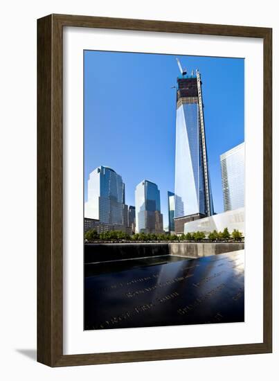 Memorial - World Trade Center - New York - United States-Philippe Hugonnard-Framed Photographic Print