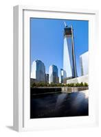 Memorial - World Trade Center - New York - United States-Philippe Hugonnard-Framed Photographic Print