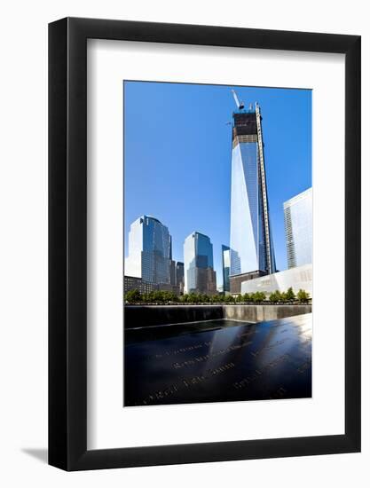 Memorial - World Trade Center - New York - United States-Philippe Hugonnard-Framed Photographic Print