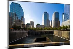 Memorial - World Trade Center - New York - United States-Philippe Hugonnard-Mounted Photographic Print