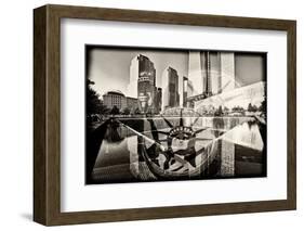 Memorial - World Trade Center - New York - United States-Philippe Hugonnard-Framed Photographic Print