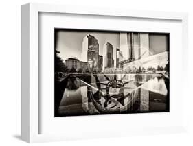 Memorial - World Trade Center - New York - United States-Philippe Hugonnard-Framed Photographic Print