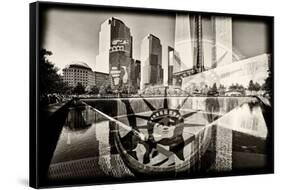 Memorial - World Trade Center - New York - United States-Philippe Hugonnard-Framed Stretched Canvas