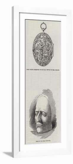 Memorials of Sir Isaac Newton-null-Framed Giclee Print