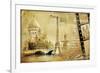 Memories About Paris.. Vintage Photoalbum Series-Maugli-l-Framed Art Print