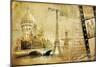 Memories About Paris.. Vintage Photoalbum Series-Maugli-l-Mounted Art Print