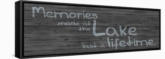 Memories at Lake 1-Lauren Gibbons-Framed Stretched Canvas