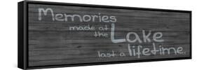 Memories at Lake 1-Lauren Gibbons-Framed Stretched Canvas