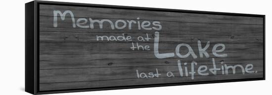 Memories at Lake 1-Lauren Gibbons-Framed Stretched Canvas