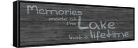 Memories at Lake 1-Lauren Gibbons-Framed Stretched Canvas