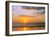 Memories Beach, Sunset, Khao Lak, Phang Nga Province, Thailand, Southeast Asia, Asia-Christian Kober-Framed Photographic Print