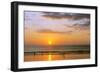 Memories Beach, Sunset, Khao Lak, Phang Nga Province, Thailand, Southeast Asia, Asia-Christian Kober-Framed Photographic Print