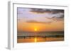 Memories Beach, Sunset, Khao Lak, Phang Nga Province, Thailand, Southeast Asia, Asia-Christian Kober-Framed Photographic Print