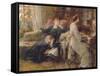 Memories, C.1886-Frank Bernard Dicksee-Framed Stretched Canvas