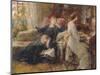 Memories, C.1886-Frank Bernard Dicksee-Mounted Giclee Print